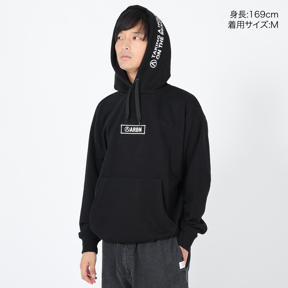 エアボーン（ARBN）（メンズ）スウェット 長袖 フーディ1 AB23FWM-APP413BLK