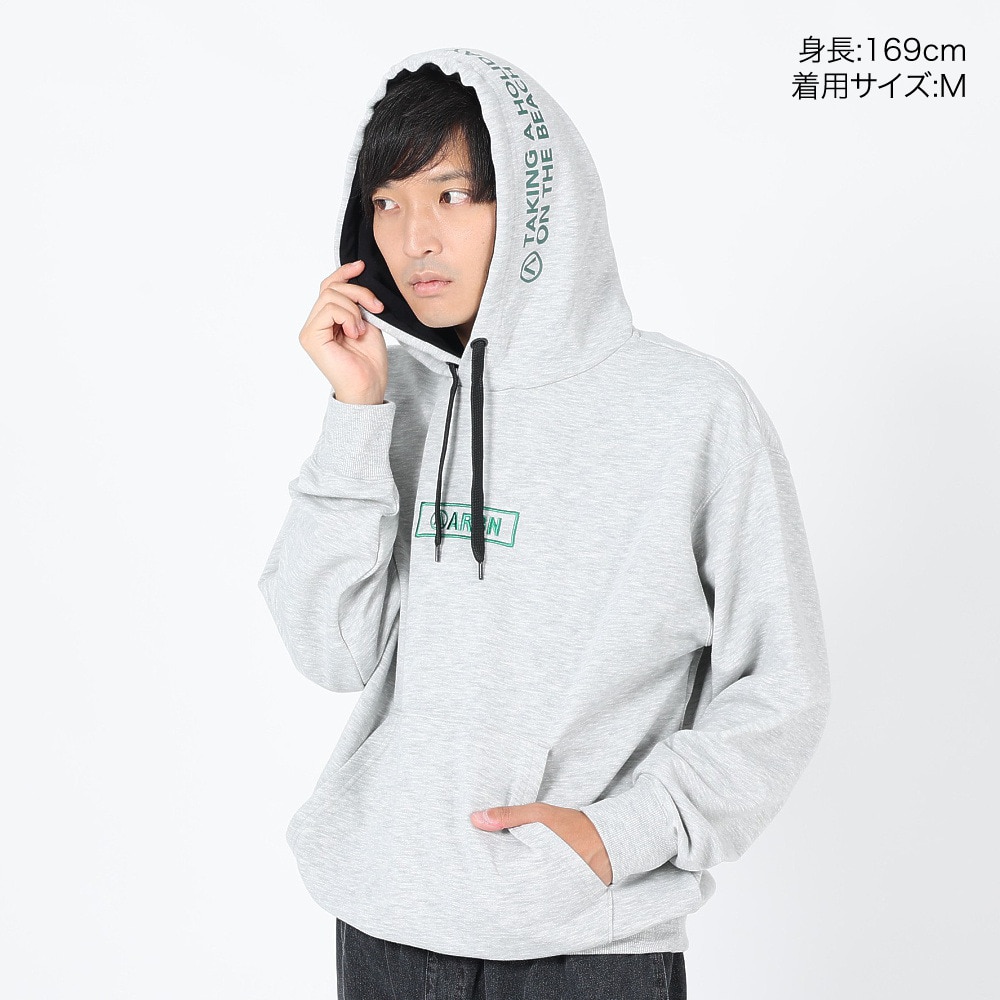 エアボーン（ARBN）（メンズ）スウェット 長袖 フーディ1 AB23FWM-APP413LGRY