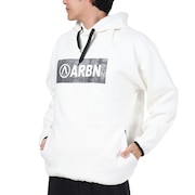 エアボーン（ARBN）（メンズ）フリーススウェットフーディー AB23FWM-APP416WHT
