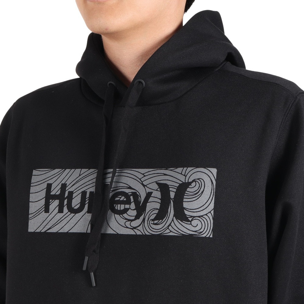ハーレー（HURLEY）（メンズ）VORTEX BOX ロゴ スウェット MFF2312019-BLK