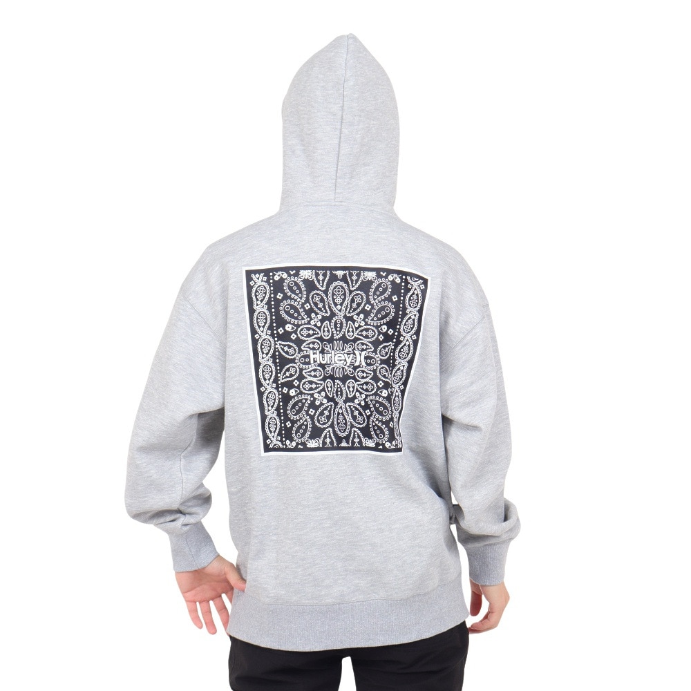 ハーレー（HURLEY）（メンズ）BANDANA スウェットフーディー 23MFF2200002-GRHT