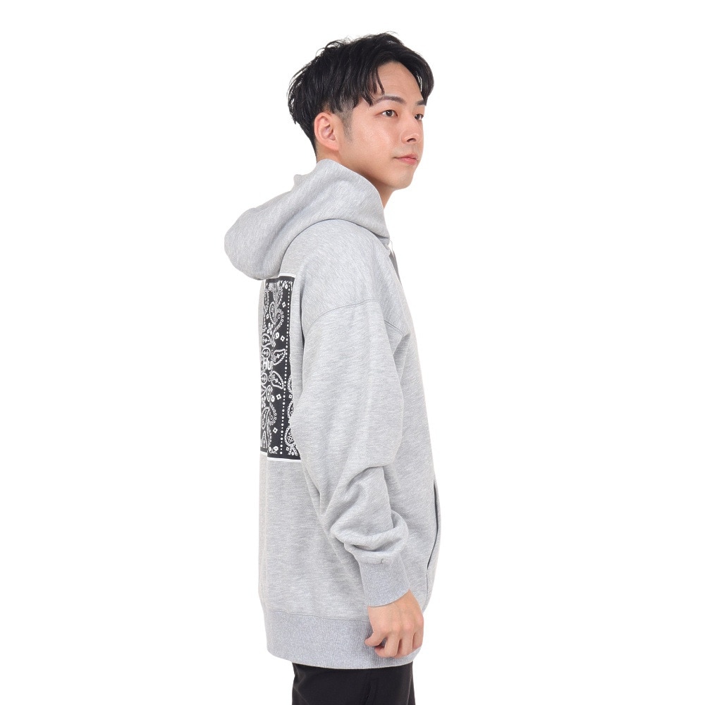 ハーレー（HURLEY）（メンズ）BANDANA スウェットフーディー 23MFF2200002-GRHT