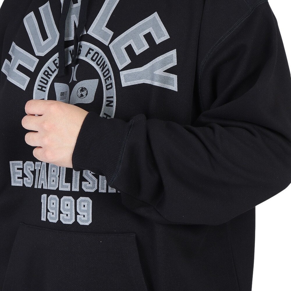 ハーレー（HURLEY）（メンズ）パーカー スウェット ブラック OHRLY スウェットフーディー MFF2200003-BLK