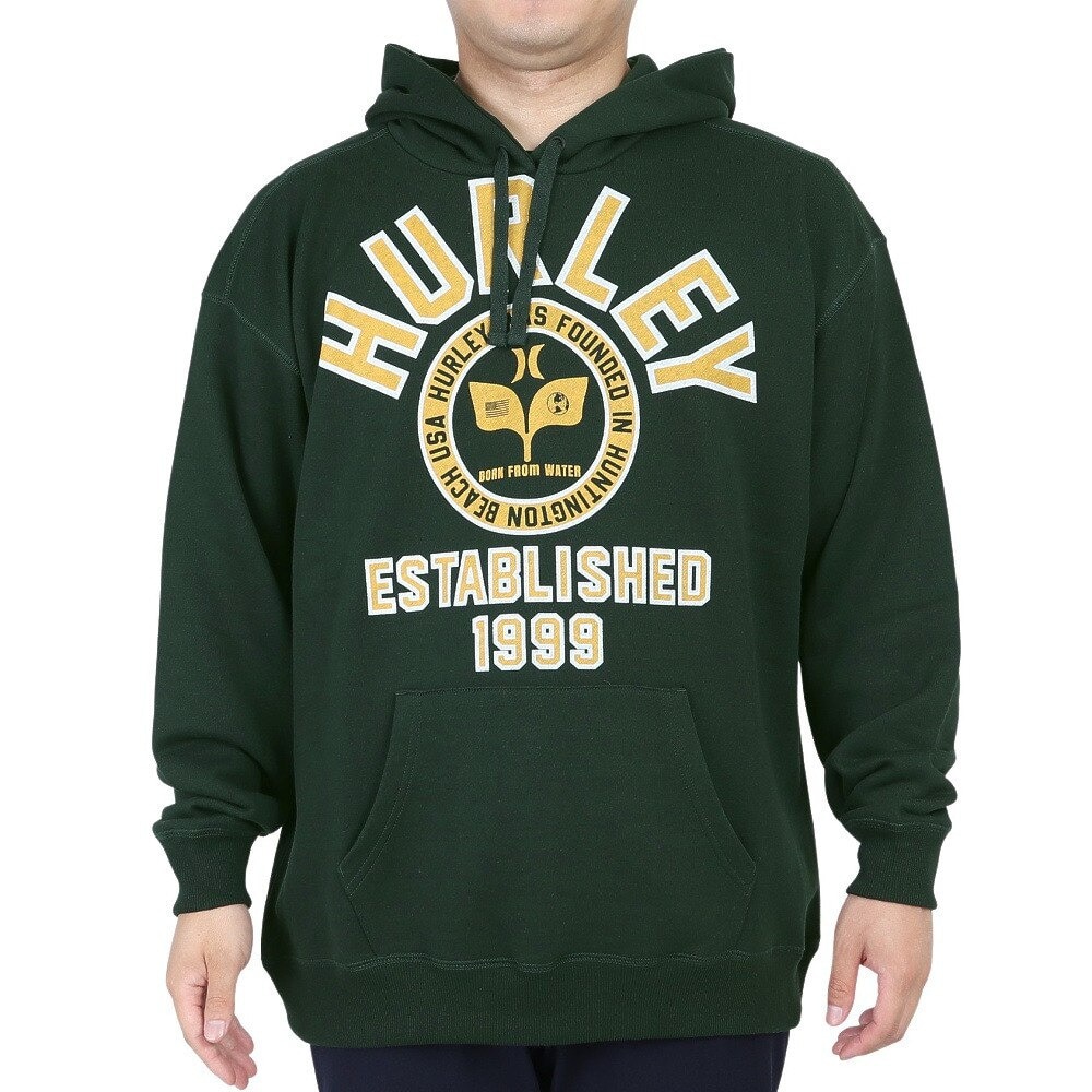 ハーレー（HURLEY）（メンズ）パーカー スウェット グリーン OHRLY スウェット フーディ MFF2200003-DFR