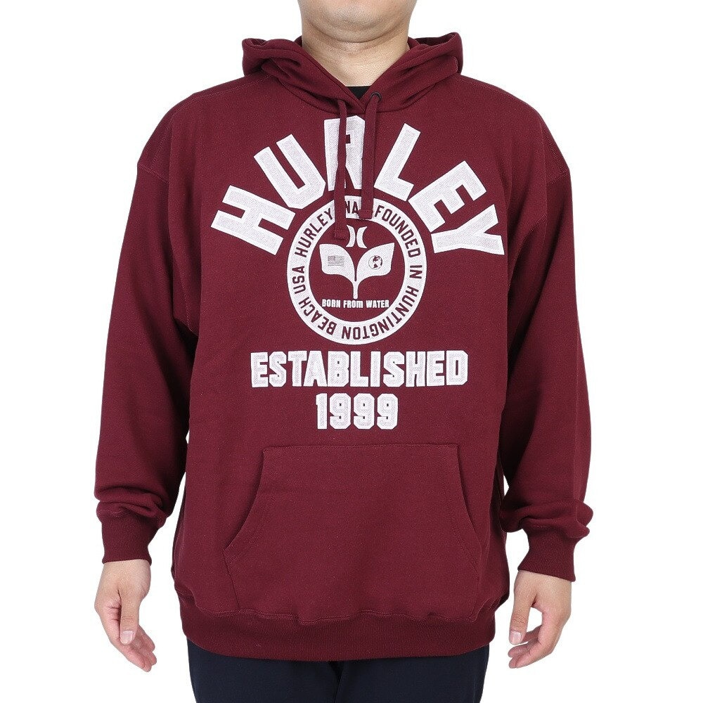 ハーレー（HURLEY）（メンズ）パーカー スウェット レッド エンジ OHRLY スウェットフーディー MFF2200003-MAR