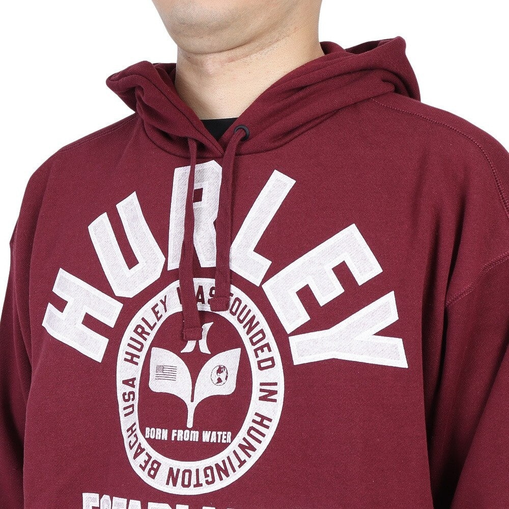 ハーレー（HURLEY）（メンズ）パーカー スウェット レッド エンジ OHRLY スウェットフーディー MFF2200003-MAR