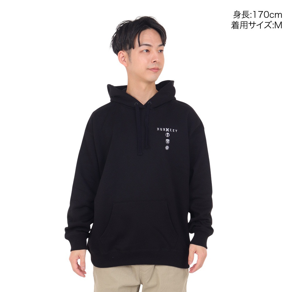 ハーレー（HURLEY）（メンズ）WING スウェットフーディー 23MFF2200004-BLK