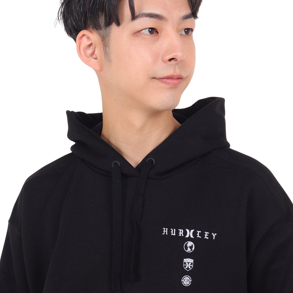ハーレー（HURLEY）（メンズ）WING スウェットフーディー 23MFF2200004-BLK