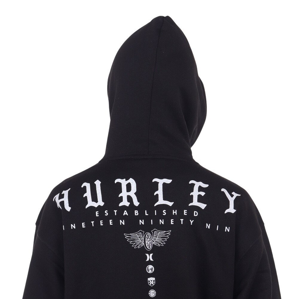 ハーレー（HURLEY）（メンズ）WING スウェットフーディー 23MFF2200004-BLK