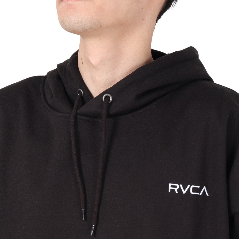 ルーカ（RVCA）（メンズ）CHECKER HOODIE パーカー BD042048 BLK