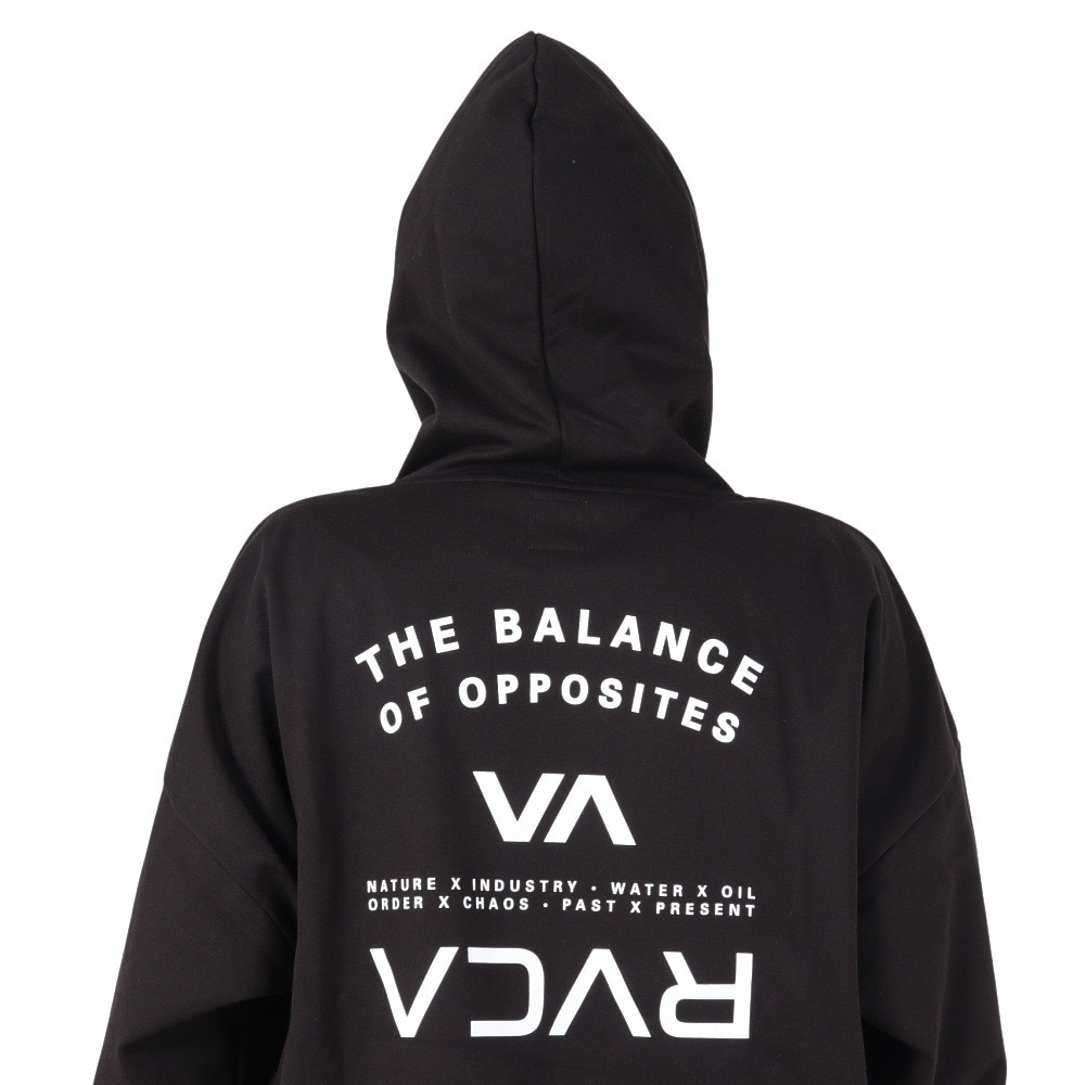 ルーカ（RVCA）（メンズ）CHECKER HOODIE パーカー BD042048 BLK