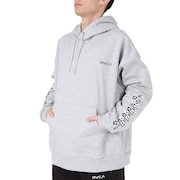 ルーカ（RVCA）（メンズ）CHECKER HOODIE パーカー BD042048 HGR