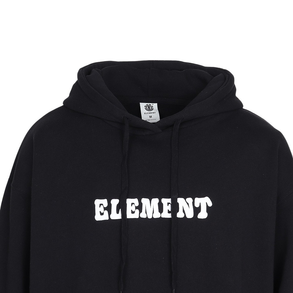 エレメント（ELEMENT）（メンズ）BUBBLE ロゴ フーディ BE022006 FBK