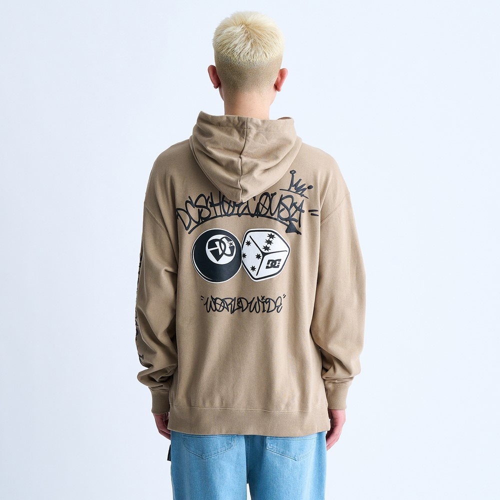ディーシーシューズ（DC SHOES）（メンズ）8 BALL&DICE PH フーディ 24FWDPO244071BEG