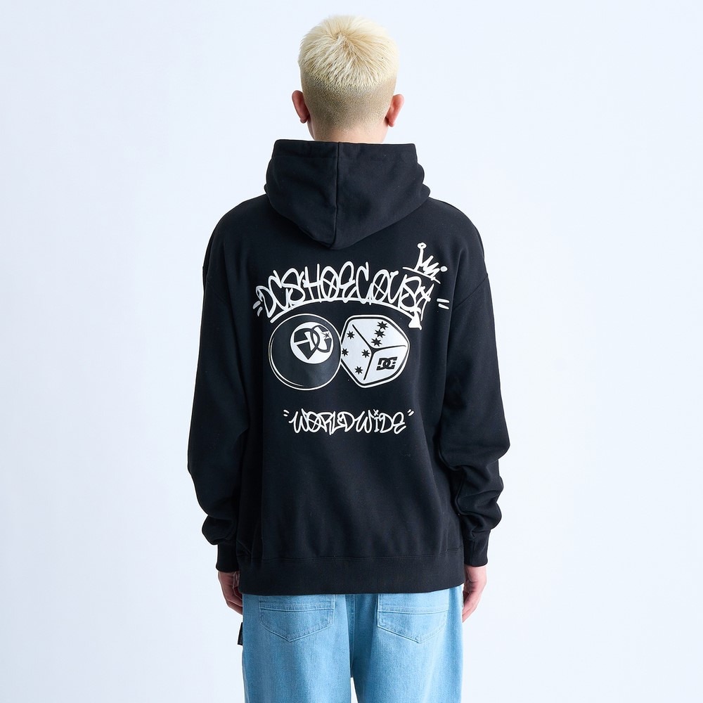 ディーシーシューズ（DC SHOES）（メンズ）8 BALL&DICE PH フーディ 24FWDPO244071BLK