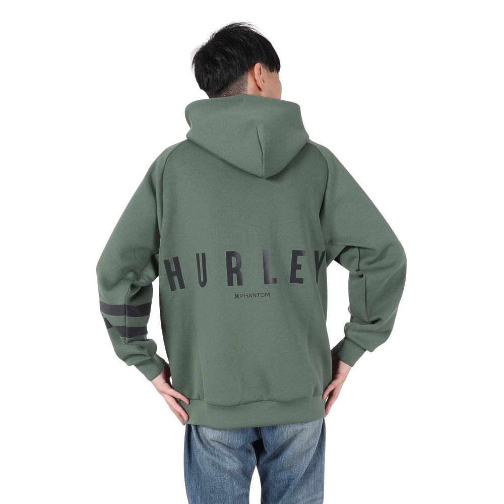 ハーレー（HURLEY）（メンズ）ファントム スウェット ブロック パーティー フーディー 2.0 MCFF242002-SAGE
