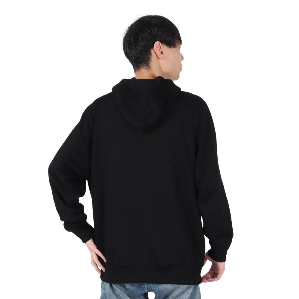 ハーレー（HURLEY）（メンズ）VORTEX ボックス ロゴ スウェットパーカー 24XBMCFF026-BLK