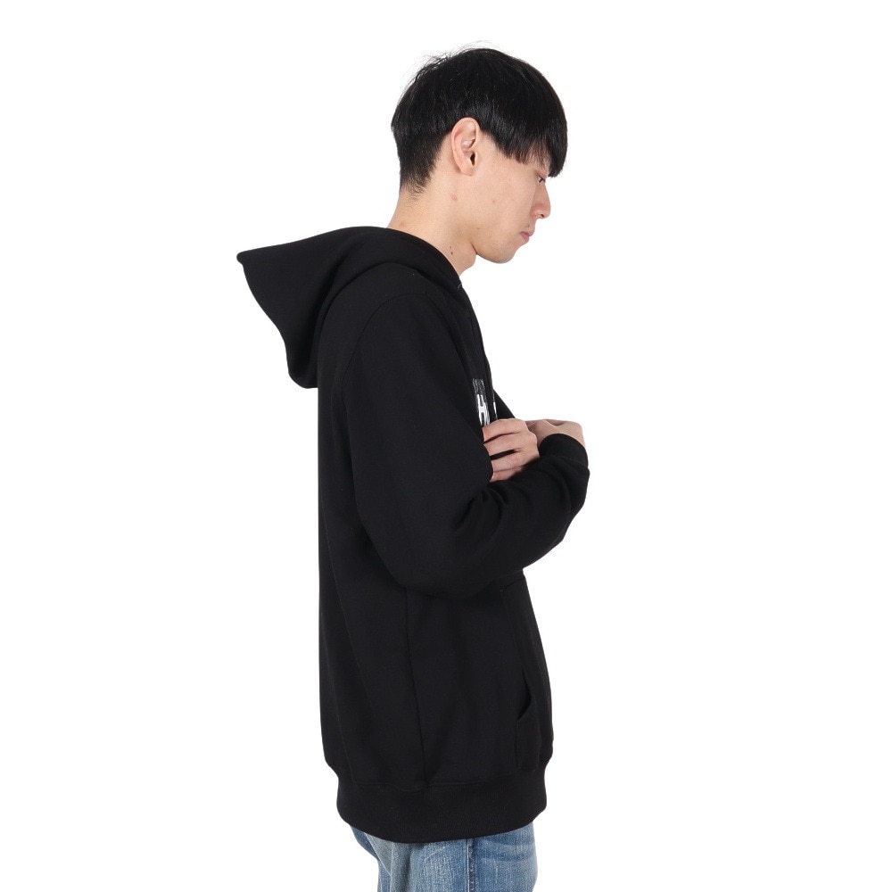 ハーレー（HURLEY）（メンズ）VORTEX ボックス ロゴ スウェットパーカー 24XBMCFF026-BLK