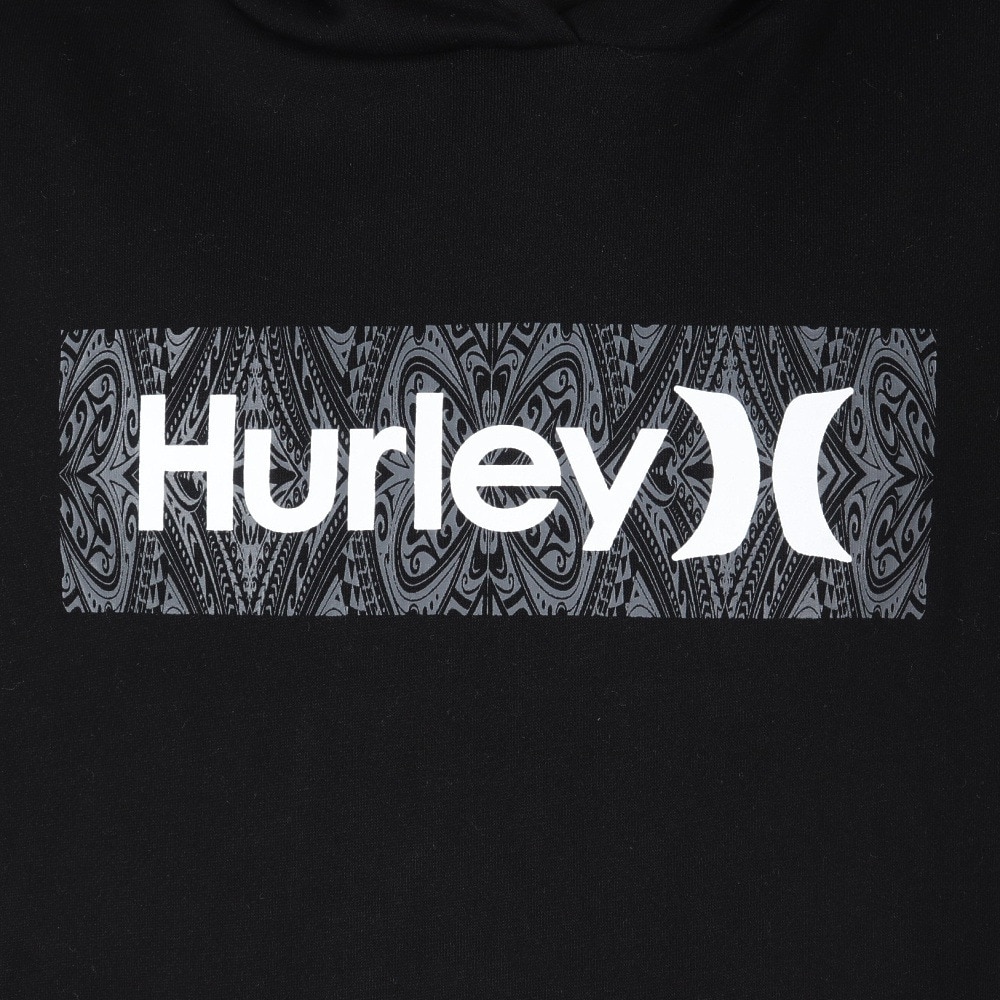 ハーレー（HURLEY）（メンズ）VORTEX ボックス ロゴ スウェットパーカー 24XBMCFF026-BLK