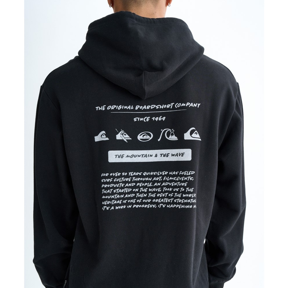 クイックシルバー（Quiksilver）（メンズ）HISTORY SWEAT パーカー 25FWQPO254009BLK