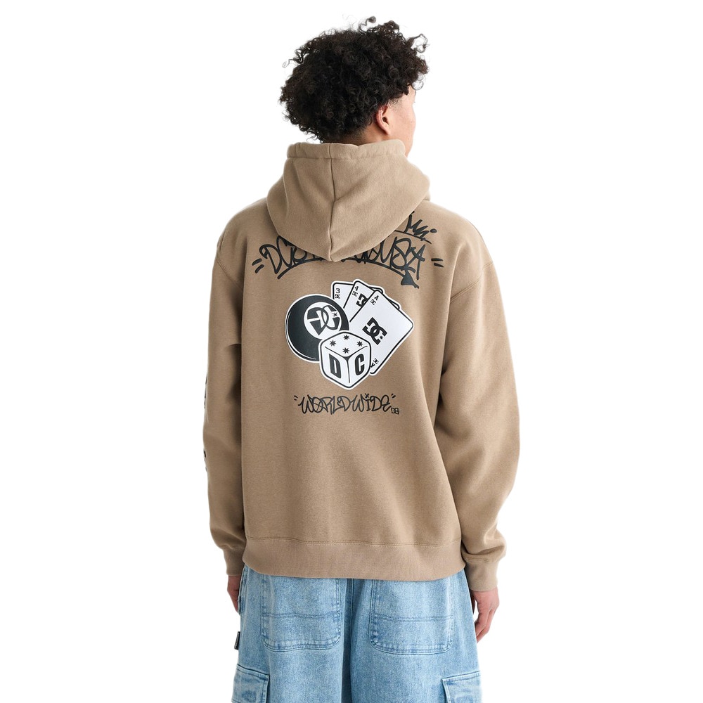 ディーシーシューズ（DC SHOES）（メンズ）GAME プルオーバーフーディー 25FWDPO254040BEG