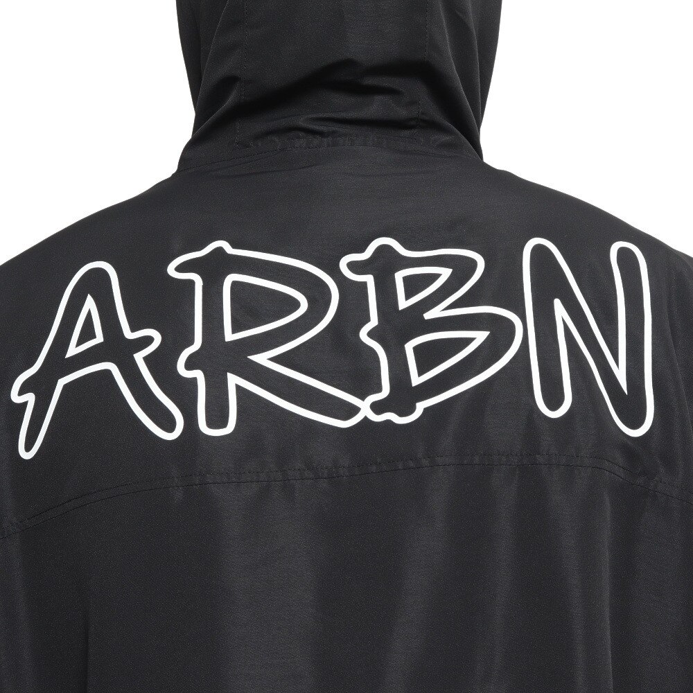 エアボーン（ARBN）（メンズ）フーディー コーチジャケット AB2022AWMAPP003BLK