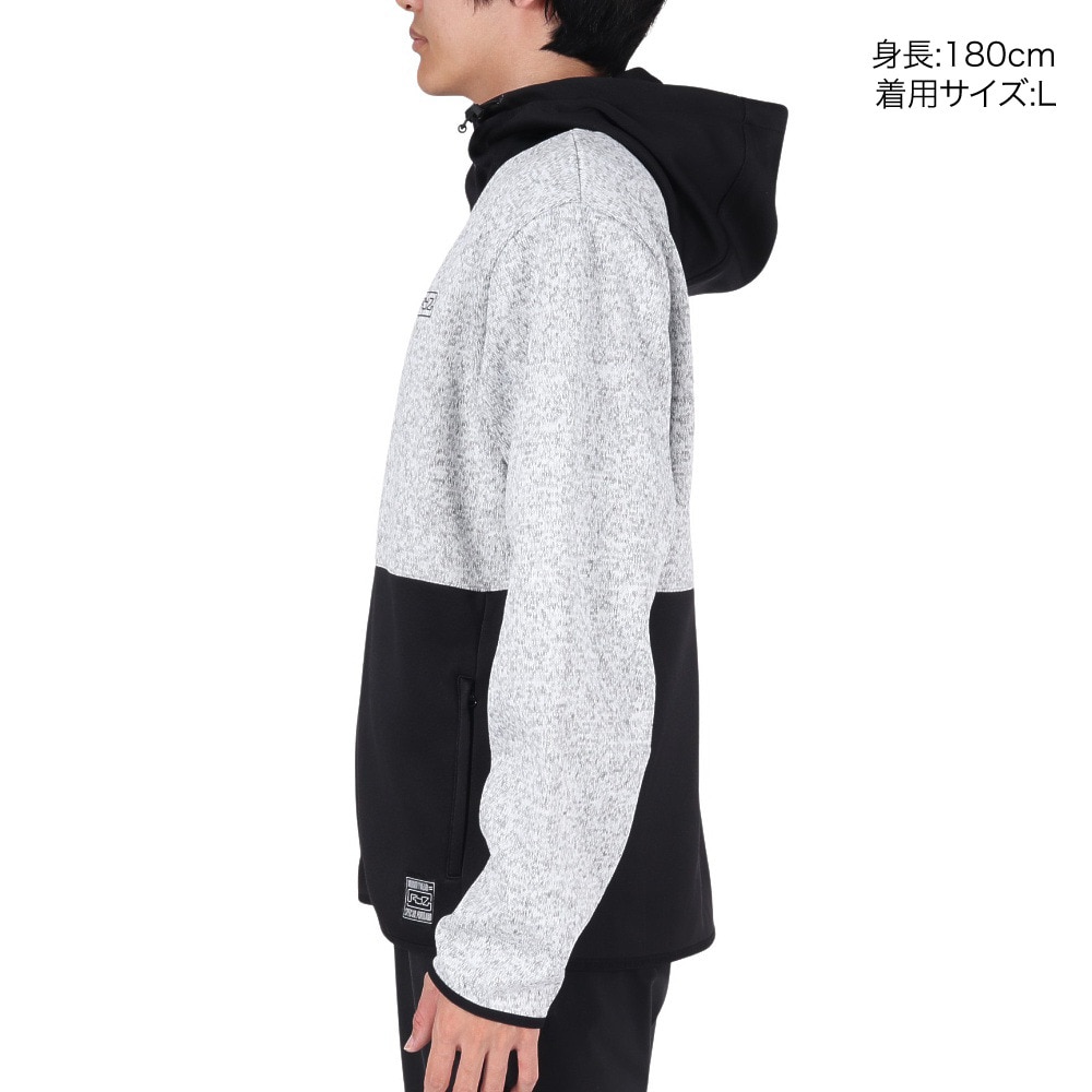 ライズ（RYZ）（メンズ）MFX ニットフリースジャケット RZ10CD23FW0018 GRY