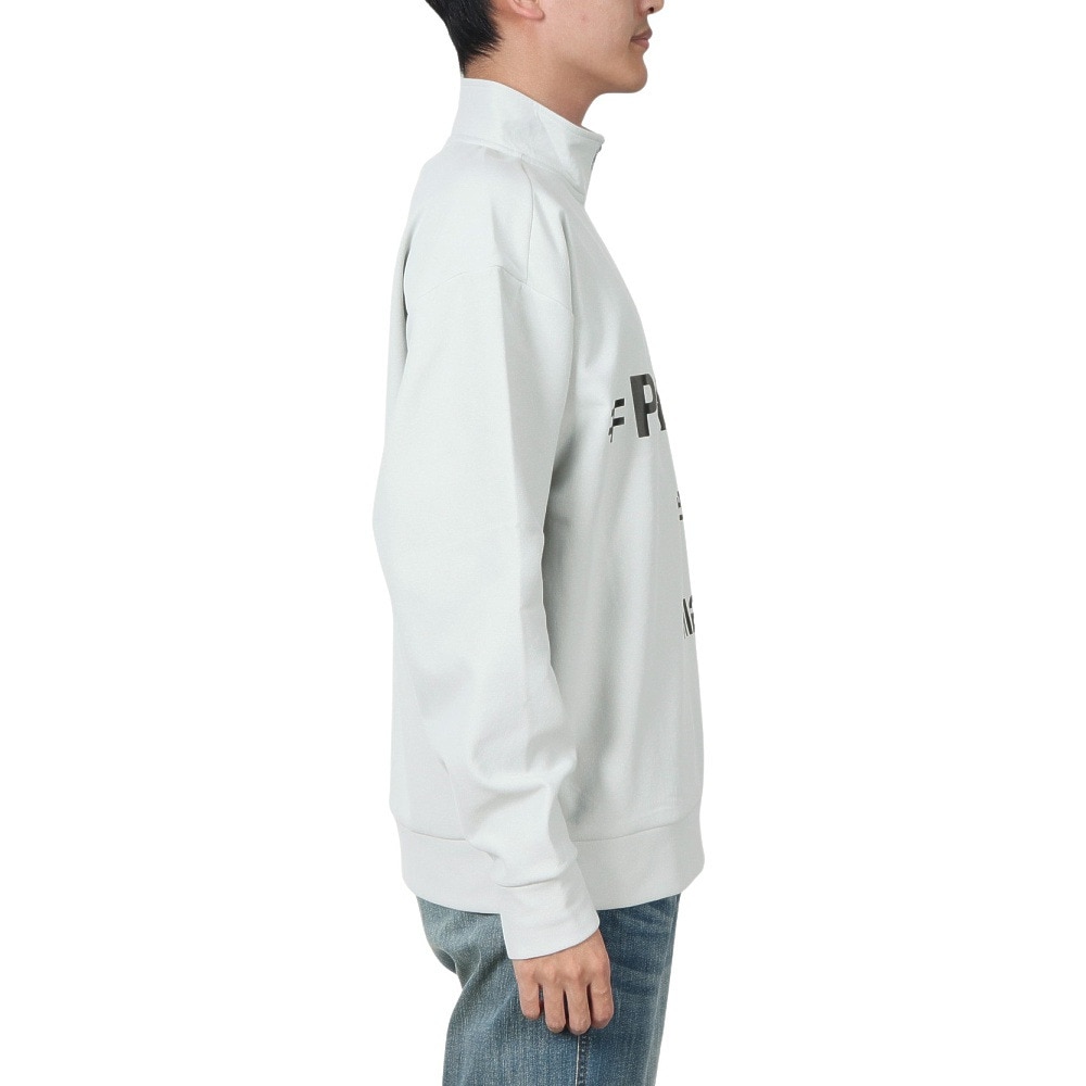 ライズ（RYZ）（メンズ）SCRIPT ハーフジップスウェットシャツ RZ10CD24FW0009 BLGR