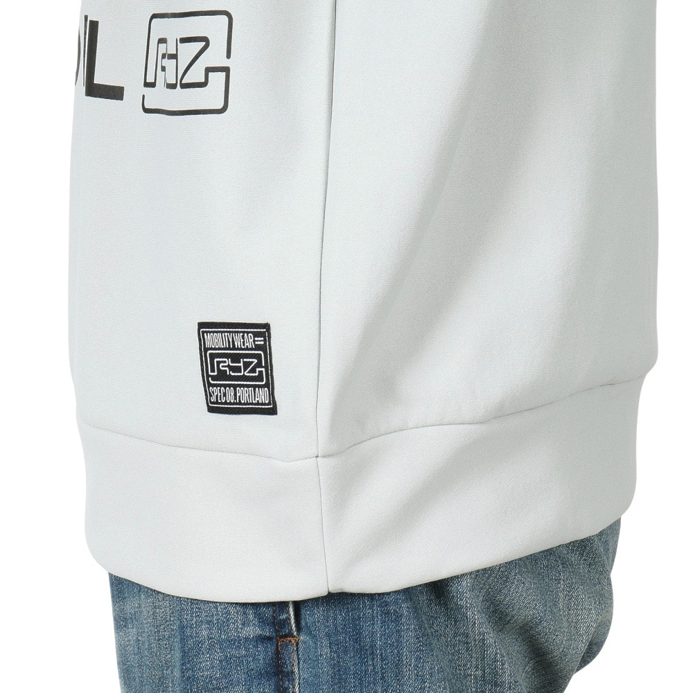 ライズ（RYZ）（メンズ）SCRIPT ハーフジップスウェットシャツ RZ10CD24FW0009 BLGR