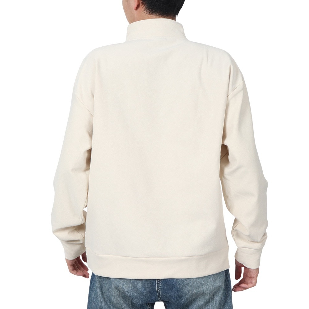 ライズ（RYZ）（メンズ）SCRIPT ハーフジップ スウェットシャツ RZ10CD24FW0009 OWHT