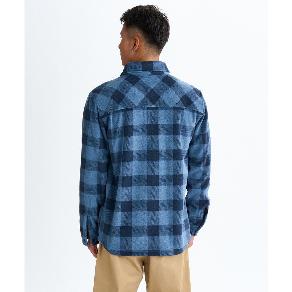クイックシルバー（Quiksilver）（メンズ）BERING STRAIT CHECK フリースシャツ 25FWEQYPF03075BND6