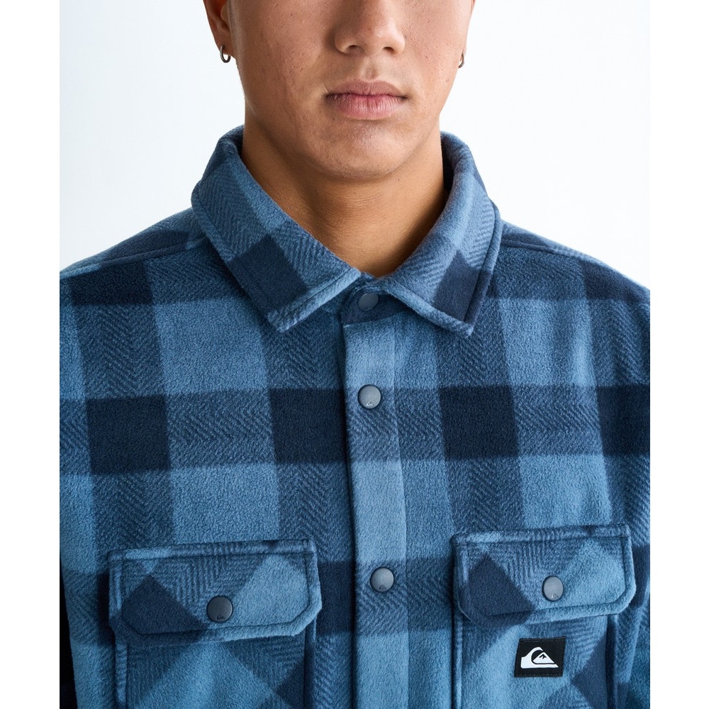 クイックシルバー（Quiksilver）（メンズ）BERING STRAIT CHECK フリースシャツ 25FWEQYPF03075BND6