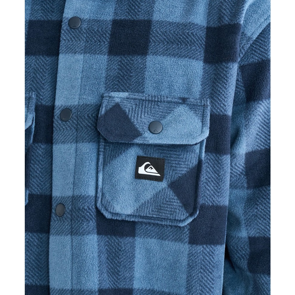 クイックシルバー（Quiksilver）（メンズ）BERING STRAIT CHECK フリースシャツ 25FWEQYPF03075BND6