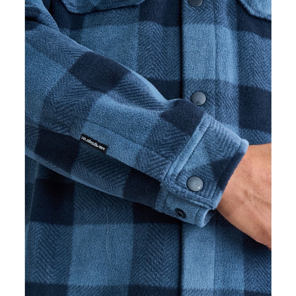 クイックシルバー（Quiksilver）（メンズ）BERING STRAIT CHECK フリースシャツ 25FWEQYPF03075BND6