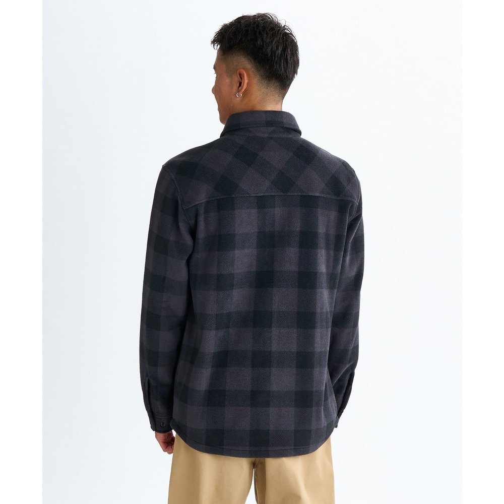 クイックシルバー（Quiksilver）（メンズ）BERING STRAIT CHECK フリースシャツ 25FWEQYPF03075KVJ6