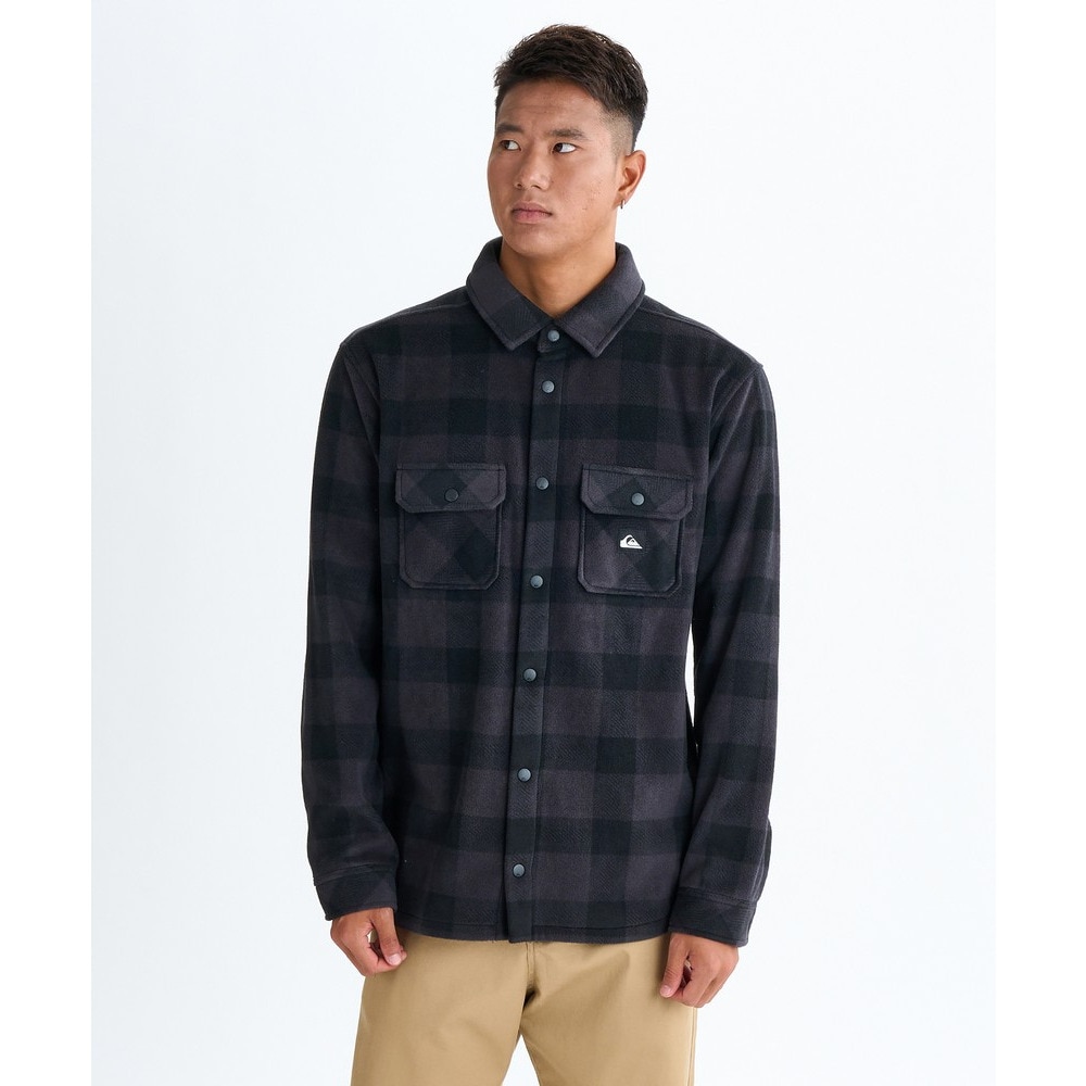クイックシルバー（Quiksilver）（メンズ）BERING STRAIT CHECK フリースシャツ 25FWEQYPF03075KVJ6