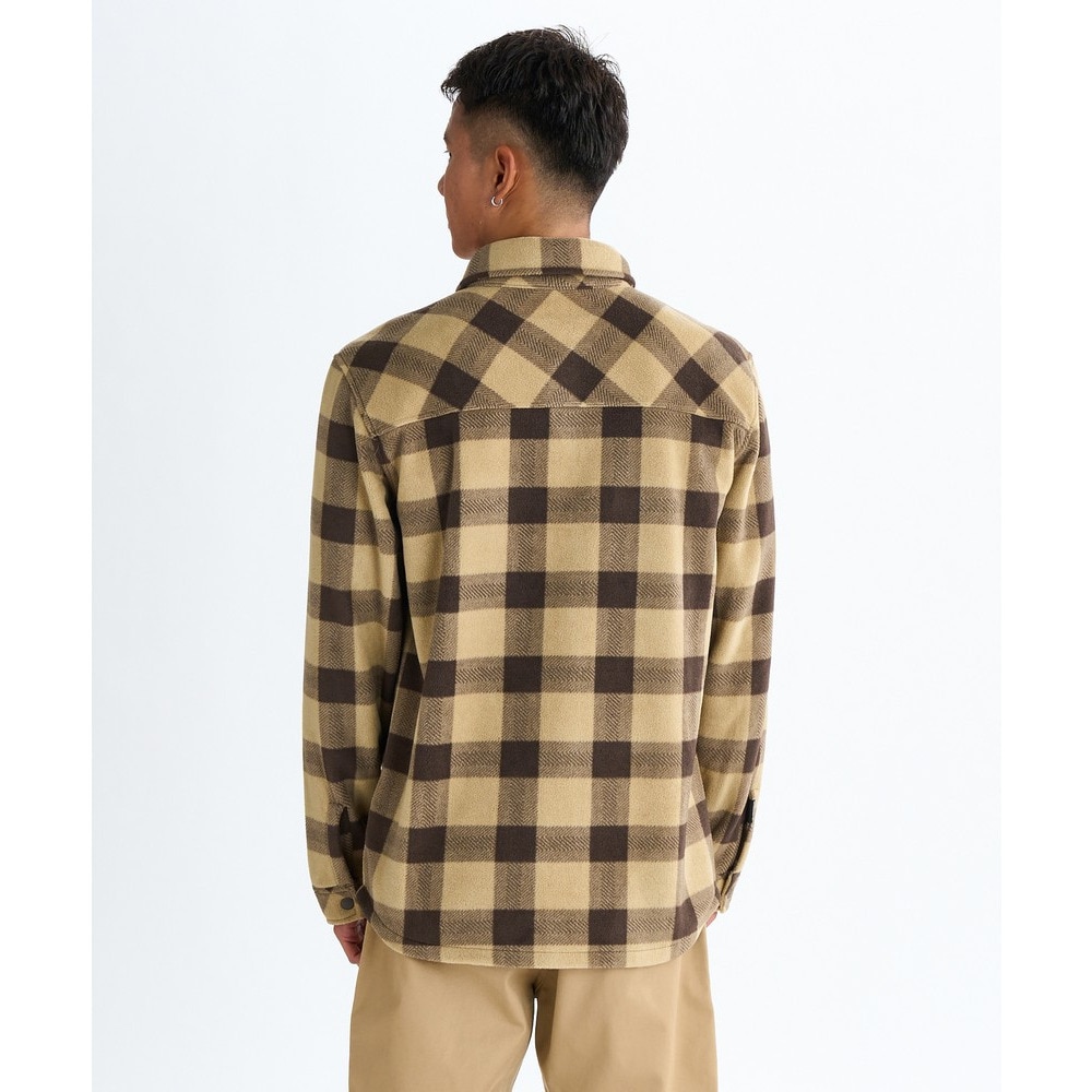 クイックシルバー（Quiksilver）（メンズ）BERING STRAIT CHECK フリースシャツ 25FWEQYPF03075TKP6