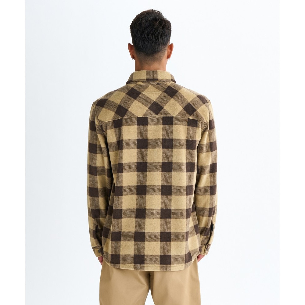 クイックシルバー（Quiksilver）（メンズ）BERING STRAIT CHECK フリースシャツ 25FWEQYPF03075TKP6