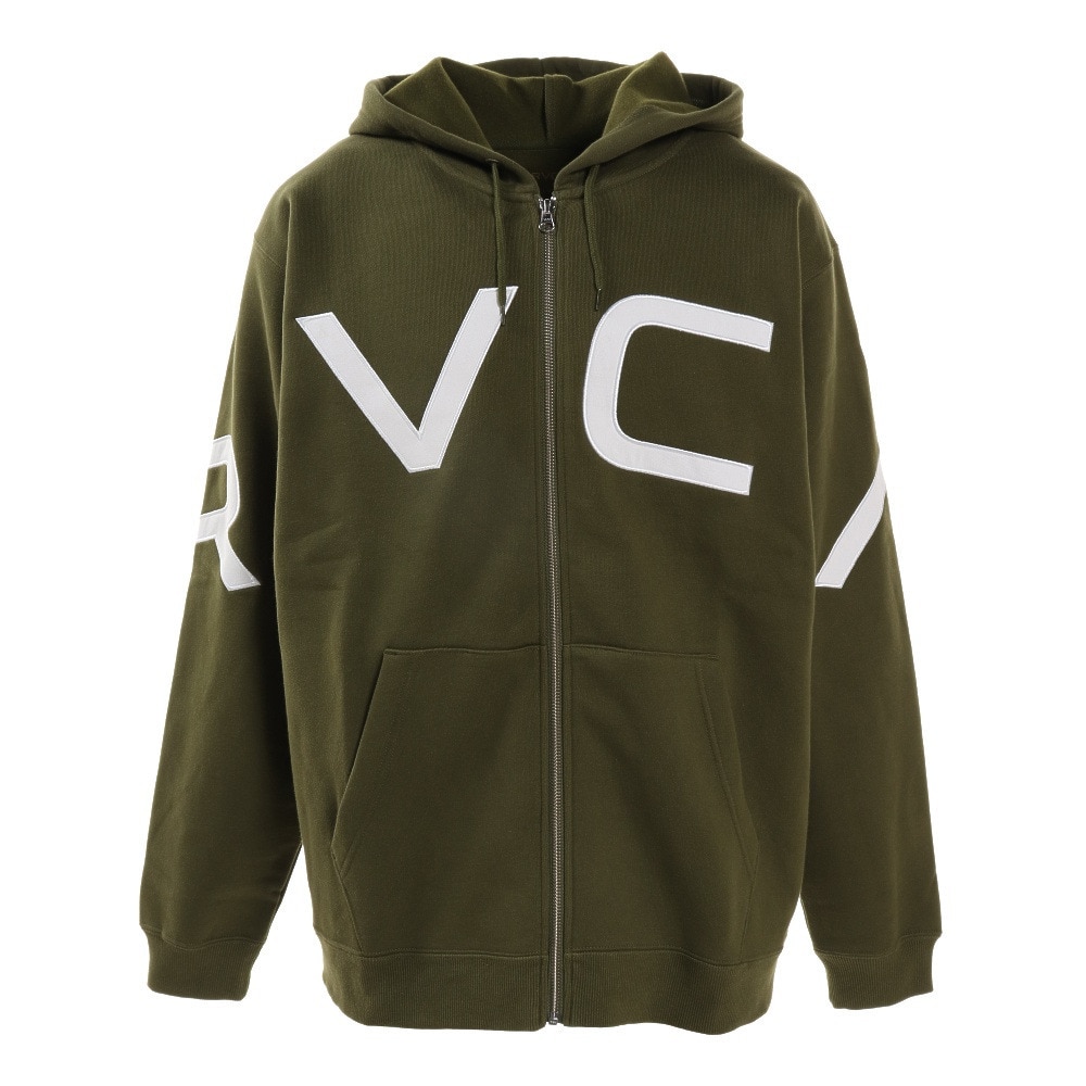 FAKE RVCA ZIP HOODIE パーカー BA042024 MOS オンライン価格画像