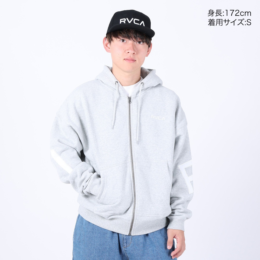 ルーカ（RVCA）（メンズ）FAKE RVCA ジップフーディー スウェットジャケット BD042157 HTG