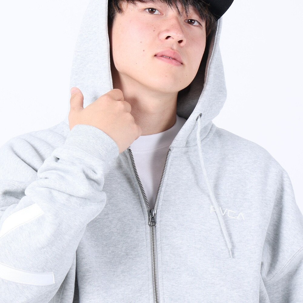ルーカ（RVCA）（メンズ）FAKE RVCA ジップフーディー スウェットジャケット BD042157 HTG