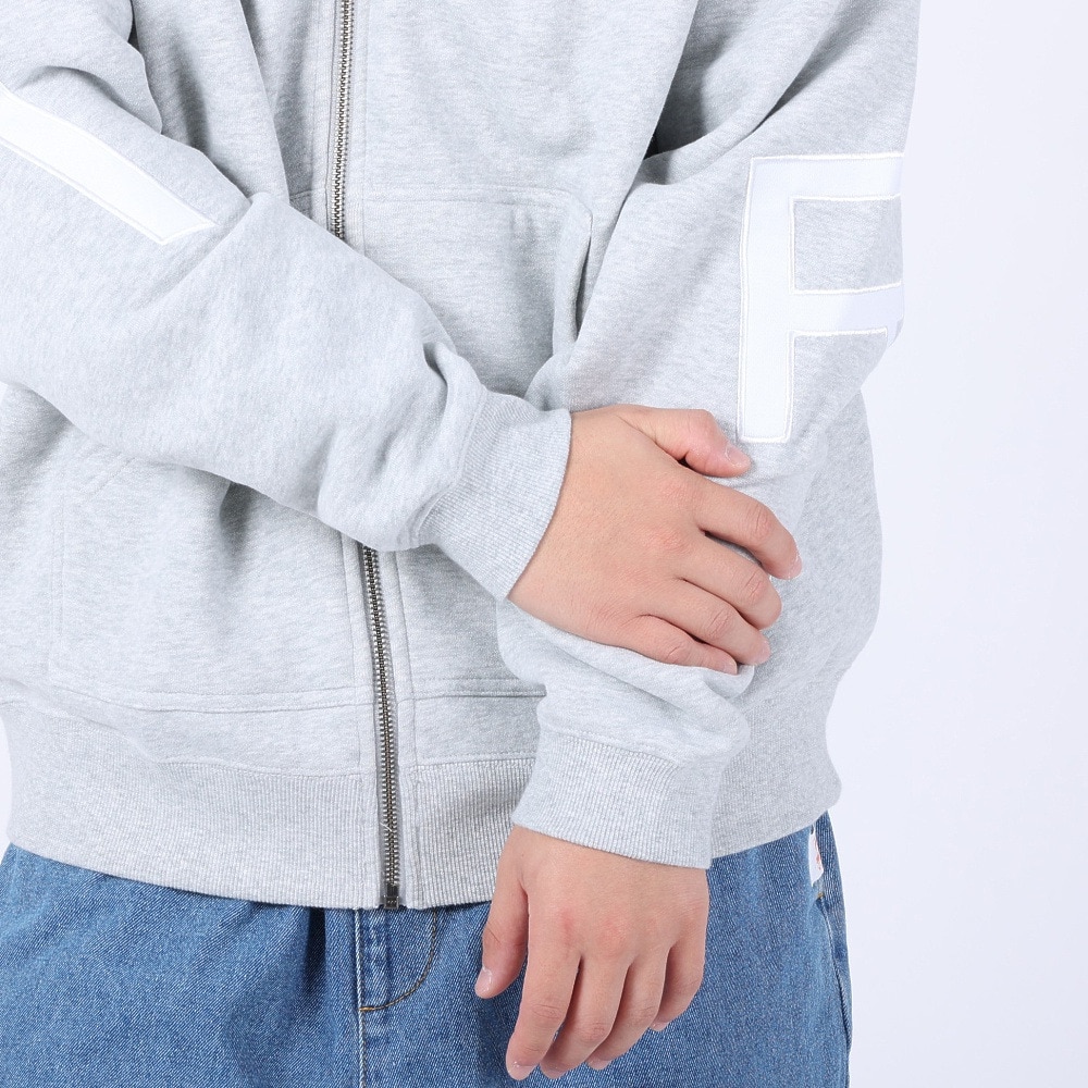 ルーカ（RVCA）（メンズ）FAKE RVCA ジップフーディー スウェットジャケット BD042157 HTG