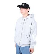 ルーカ（RVCA）（メンズ）FAKE RVCA ジップフーディー スウェットジャケット BD042157 HTG