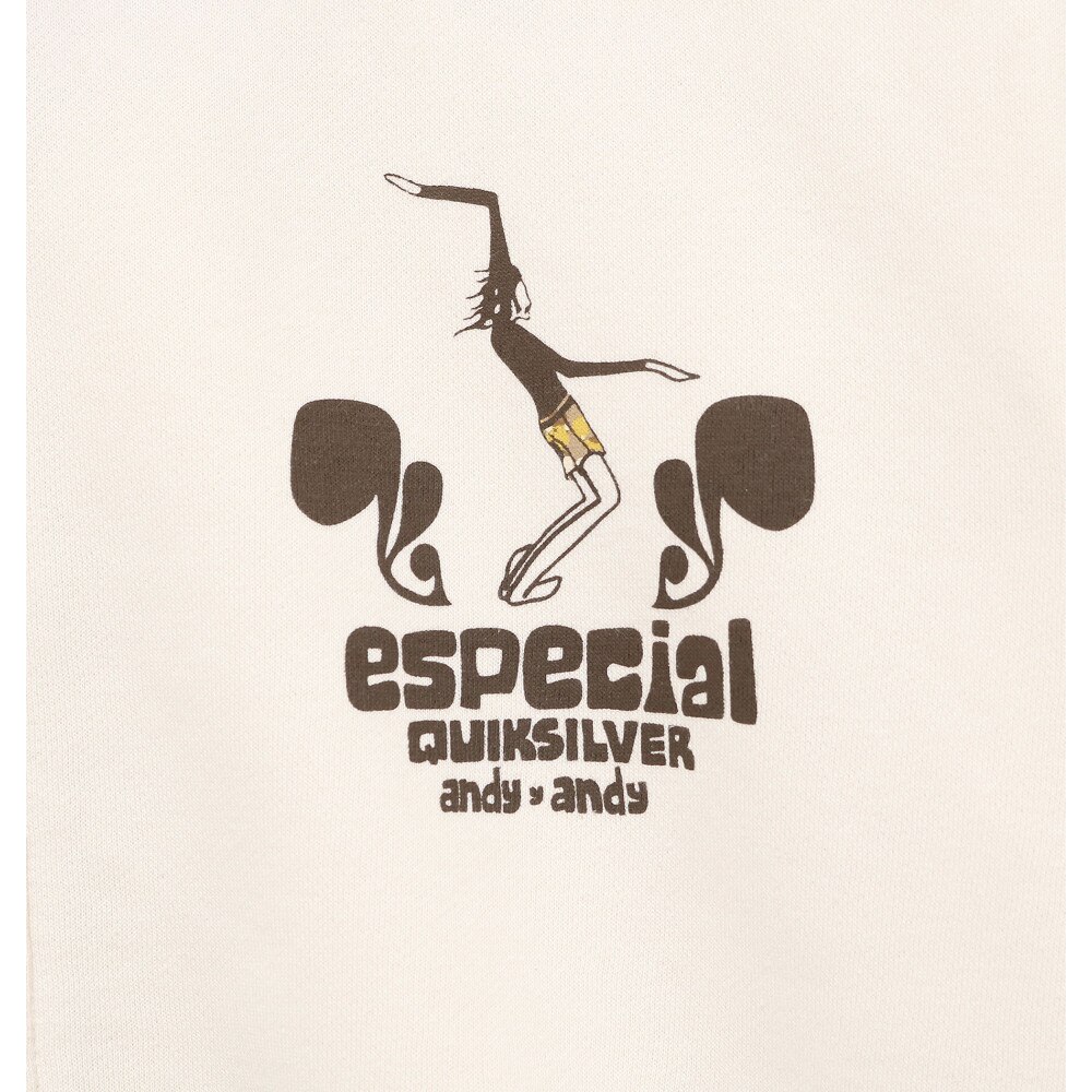 クイックシルバー（Quiksilver）（メンズ）ANDY Y ANDY ロゴ ジップフーディ パーカー 23FWAQYFT03308WBK0