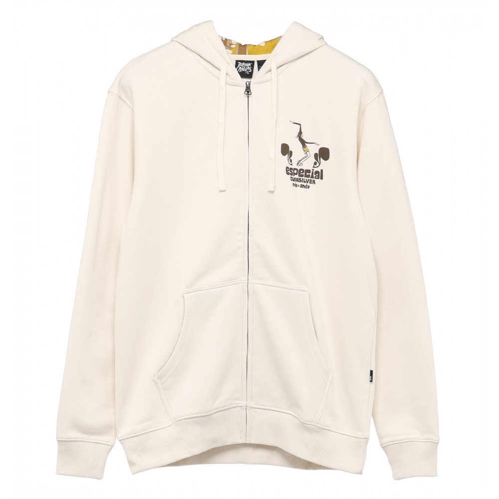 クイックシルバー（Quiksilver）（メンズ）ANDY Y ANDY ロゴ ジップフーディ パーカー 23FWAQYFT03308WBK0