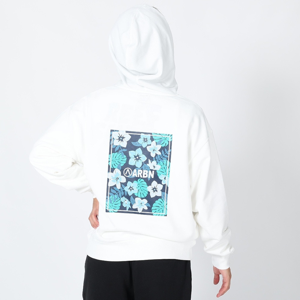 エアボーン（ARBN）（メンズ）スウェット長袖フーディー2 AB23FWM-APP414WHT