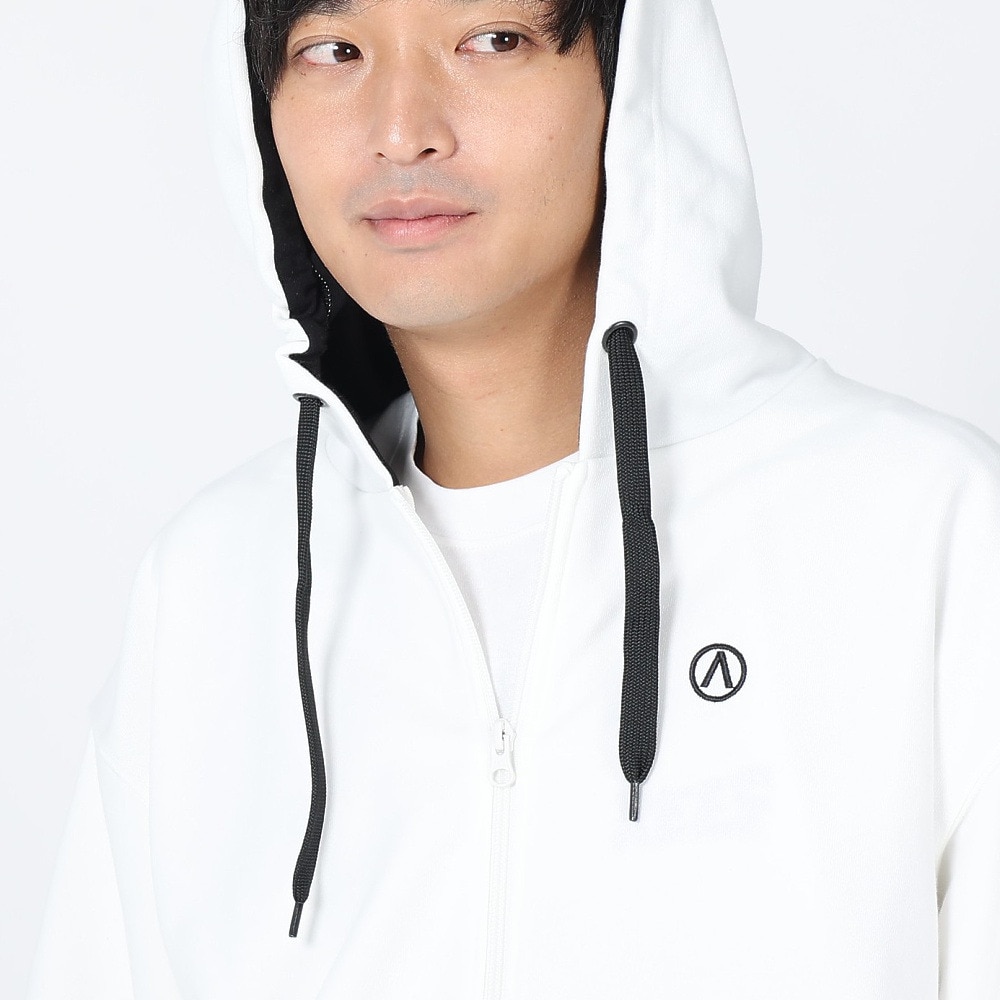 エアボーン（ARBN）（メンズ）スウェット長袖フーディー2 AB23FWM-APP414WHT