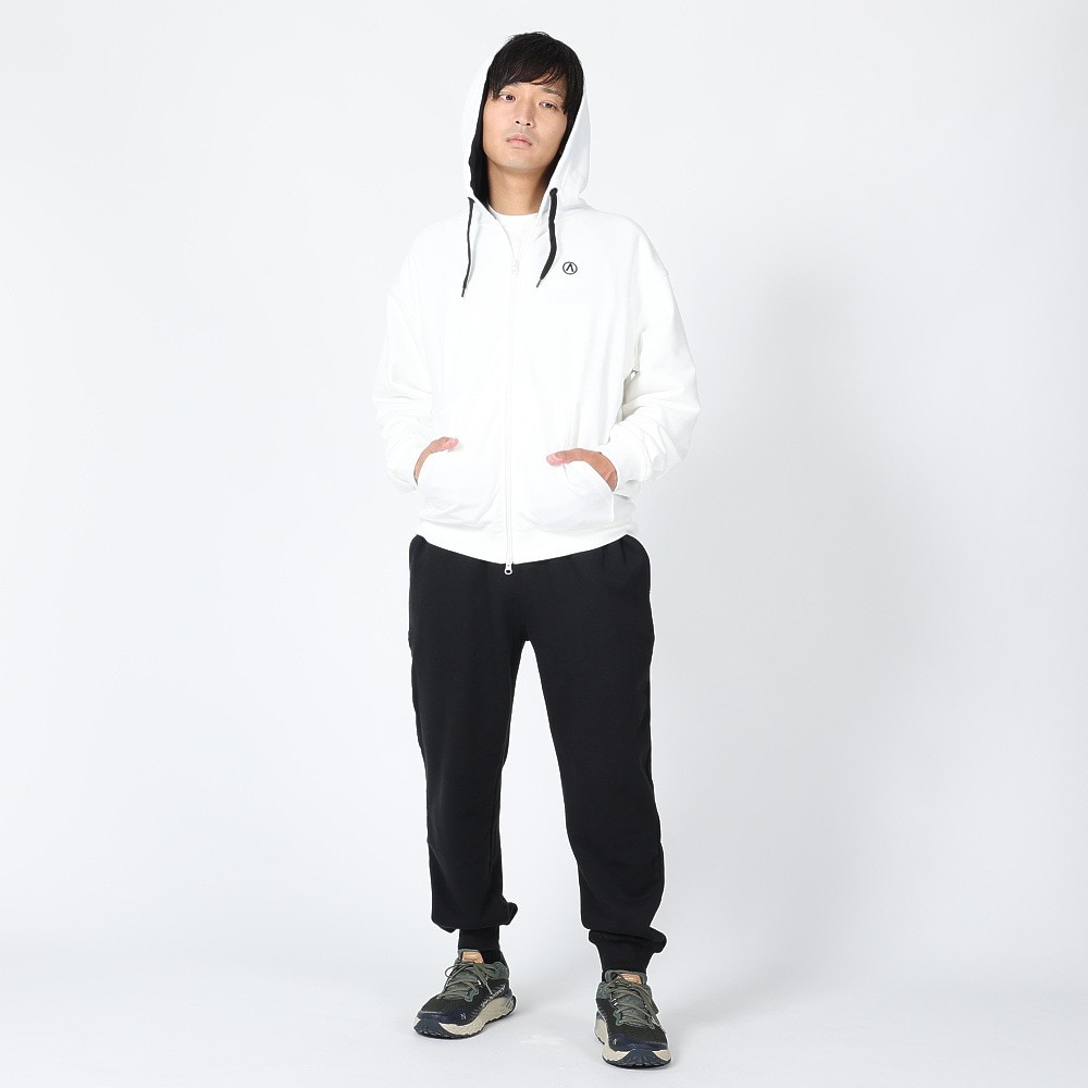 エアボーン（ARBN）（メンズ）スウェット長袖フーディー2 AB23FWM-APP414WHT