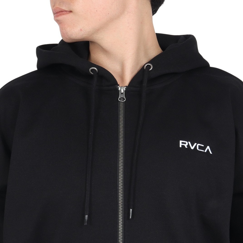 ルーカ（RVCA）（メンズ）FAKE RVCA フルジップ フーディーパーカー BE042044 BLK