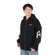 (メンズ)FAKE RVCA フルジップ フーディーパーカー BE042044